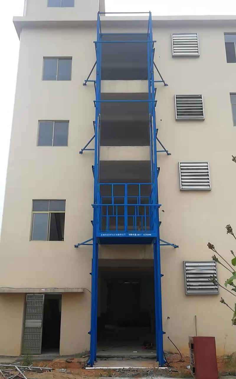 延边室外导轨式升降平台